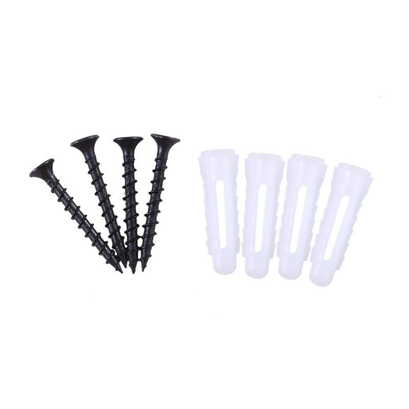 Ballhalter für die Wand – schwarzer Stahl (inklusive schwarzer Schrauben)