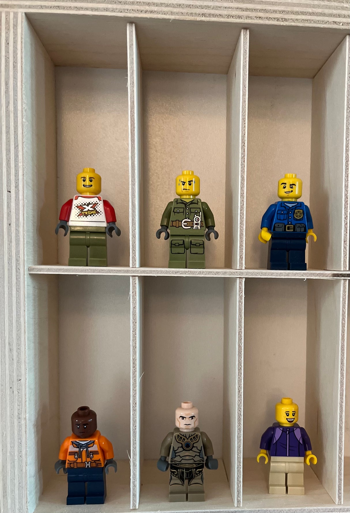 Setbox mit 54 Fächern für Spielzeugautos und Kleinteile