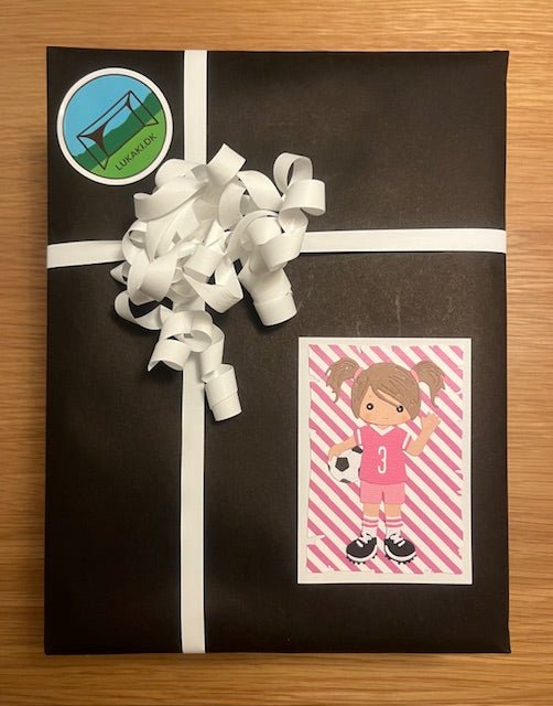 Anledningskort, fodboldpige - 1 stk. - Lukaki.dkAnledningskort, fodboldpige - 1 stk.