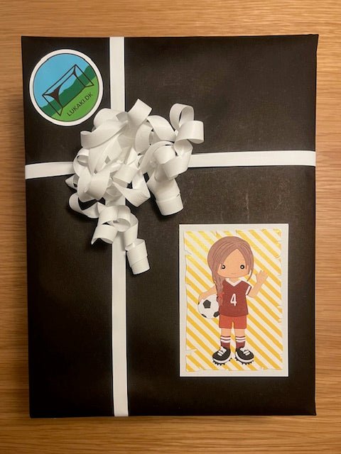 Anledningskort, fodboldpige - 1 stk. - Lukaki.dkAnledningskort, fodboldpige - 1 stk.