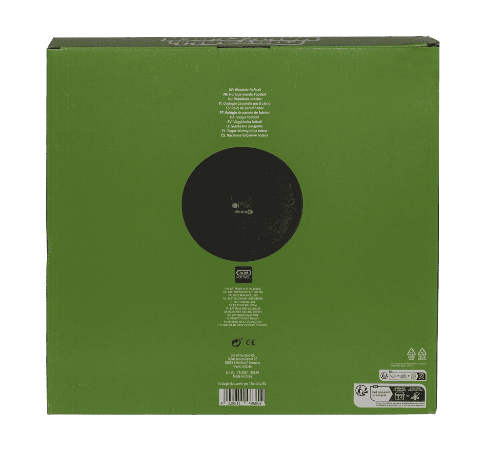 Fodbold vægur (30x30x4,5 cm.) - Lukaki.dkFodbold vægur (30x30x4,5 cm.)