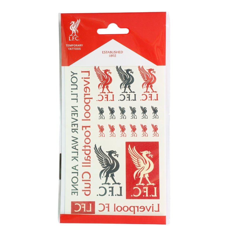 Liverpool FC tatoveringer – falske tattoos til ægte Liverpool fans (20 stk) - Lukaki.dk