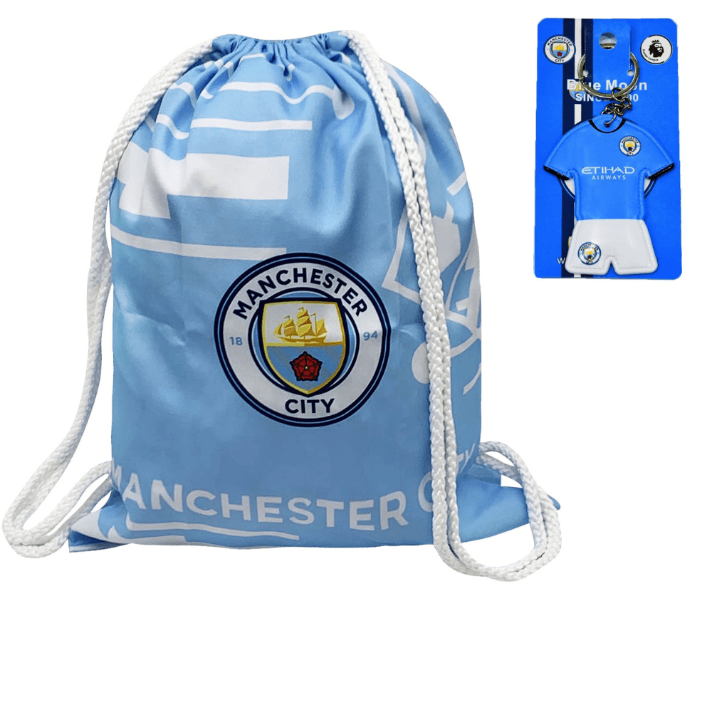 Manchester City rygsæk + nøglering - Lukaki.dkManchester City rygsæk + nøglering