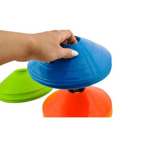 Markeringskegler - 50 stk. (gul, orange, rød, grøn og blå) - Lukaki.dkMarkeringskegler - 50 stk. (gul, orange, rød, grøn og blå)