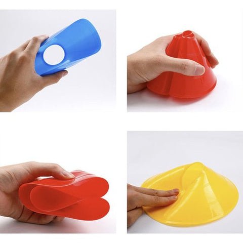 Markeringskegler - 50 stk. (gul, orange, rød, grøn og blå) - Lukaki.dkMarkeringskegler - 50 stk. (gul, orange, rød, grøn og blå)