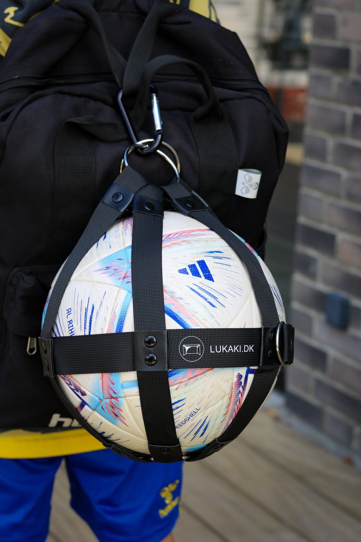 Rygsæk + boldholder - Lukaki.dkRygsæk + boldholder