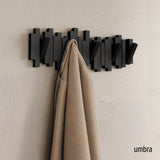Umbra Sticks Knagerække – Sort, 5 Knager