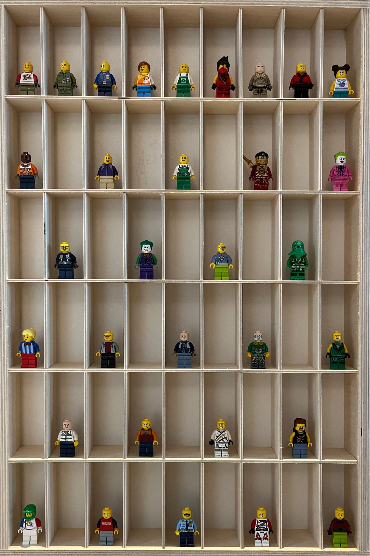 Setbox mit 54 Fächern für Spielzeugautos und Kleinteile