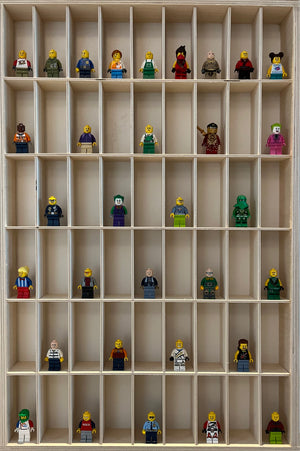 Setbox mit 54 Fächern für Spielzeugautos und Kleinteile