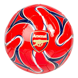Arsenal Fußball und Ballhalter für die Wand (inkl. schwarzer Schrauben)