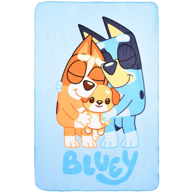 Bluey Fleece Tæppe til Børn – 100x150 cm - Lukaki.dkBluey Fleece Tæppe til Børn – 100x150 cm