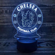 Chelsea 3D Fodbold lampe - Lyser i 7 farver - Lukaki.dkChelsea 3D Fodbold lampe - Lyser i 7 farver