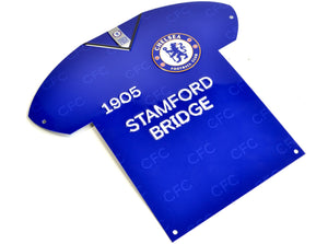 Chelsea FC skilt i metal (24x25 cm) - Lukaki.dkChelsea FC skilt i metal (24x25 cm)
