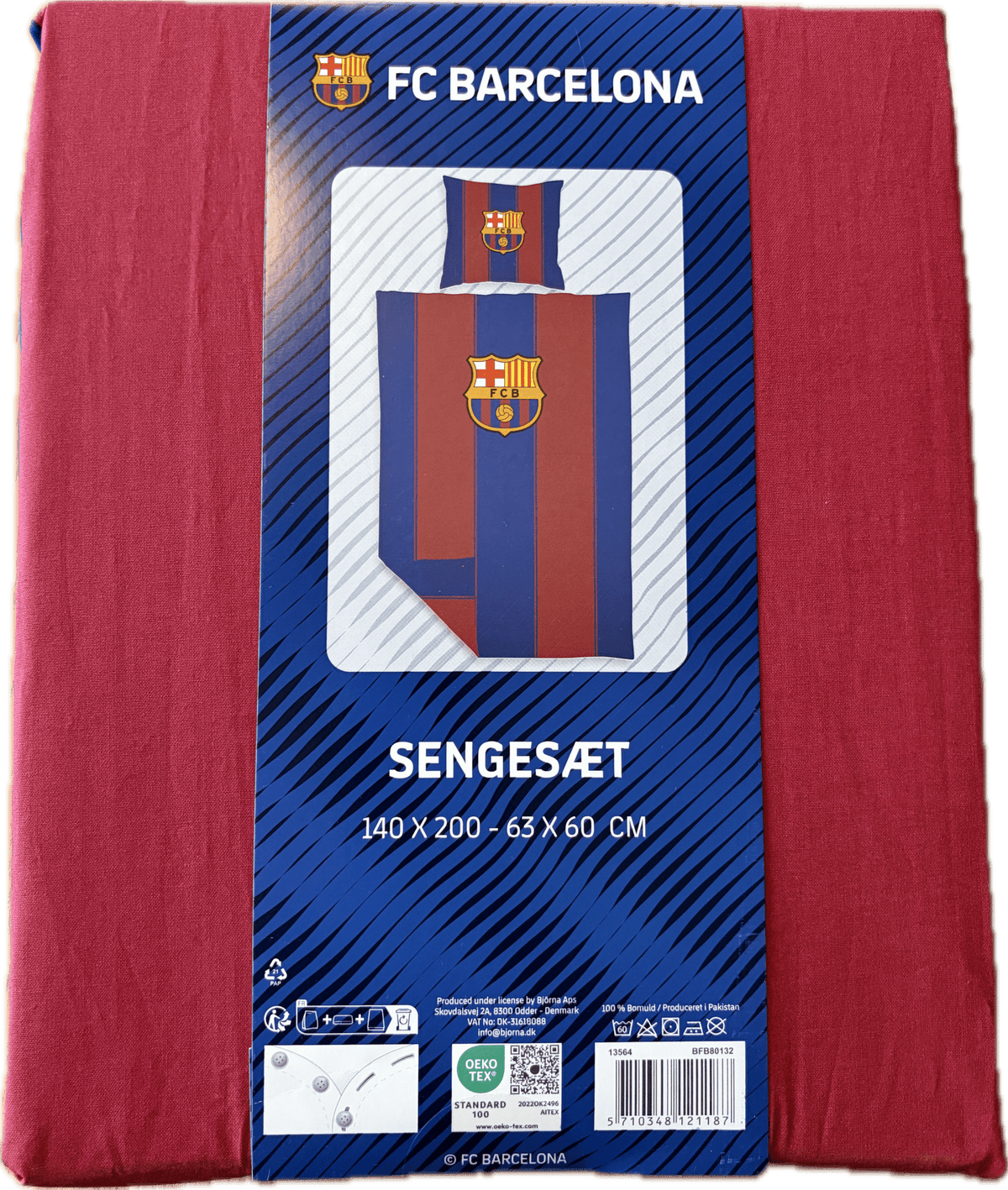 FC Barcelona sengetøj - 100% Bomuld - 140x200 cm - Lukaki.dk