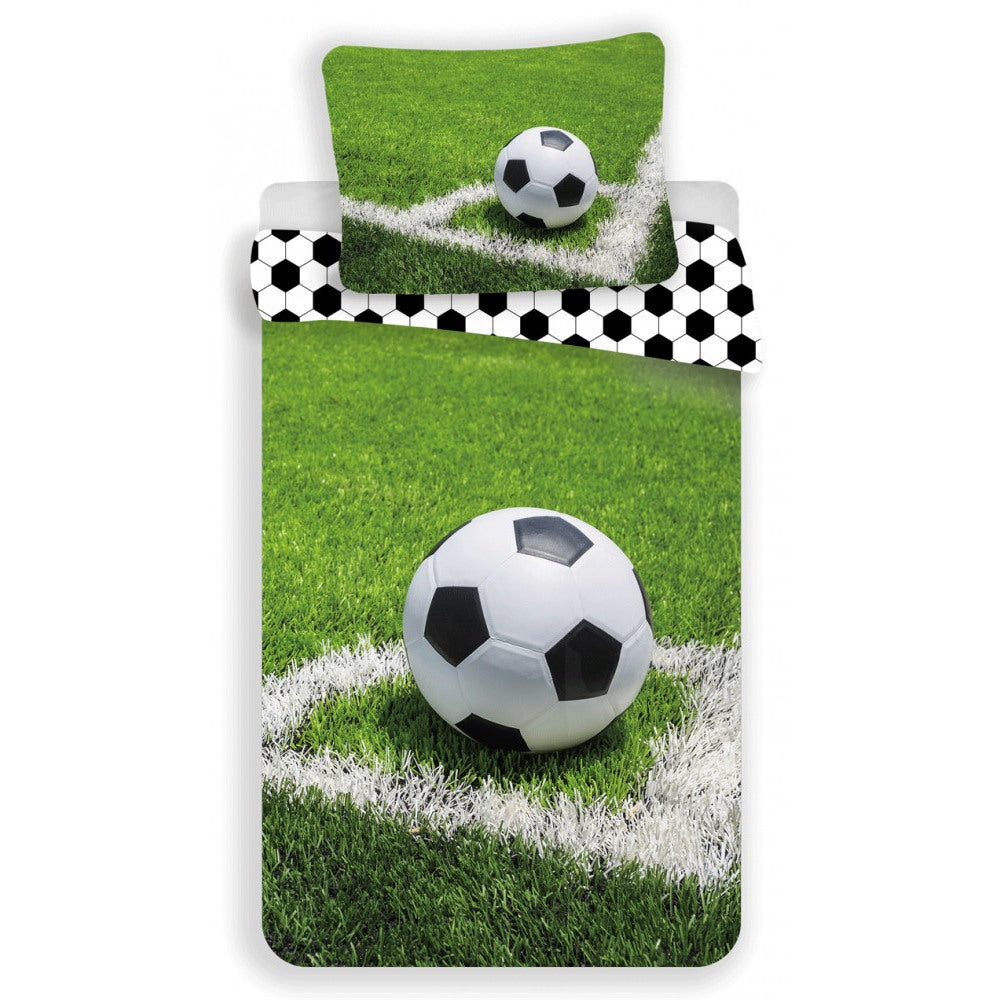 Fußball-Bettwäsche – 140 x 200 cm.