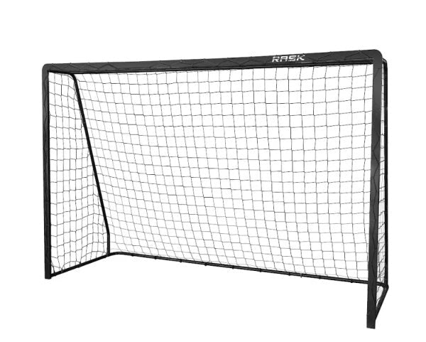Fodboldmål 300x200 cm i sort stål - Lukaki.dk