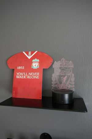 Liverpool FC 3D Fodbold lampe - Lyser i 7 farver - Lukaki.dk