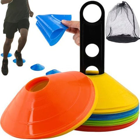 Markeringskegler - 50 stk. (gul, orange, rød, grøn og blå) - Lukaki.dkMarkeringskegler - 50 stk. (gul, orange, rød, grøn og blå)