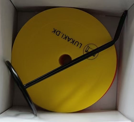 Flache Markierungskegel mit Halter – 30 Stück in Orange und Gelb