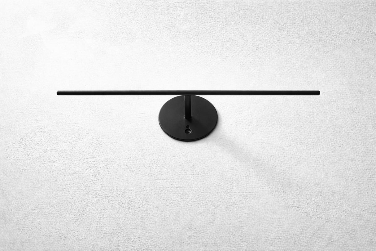 Medaljeholder til væg i sort stål – 40 cm | Inkl. sorte skruer - Lukaki.dk