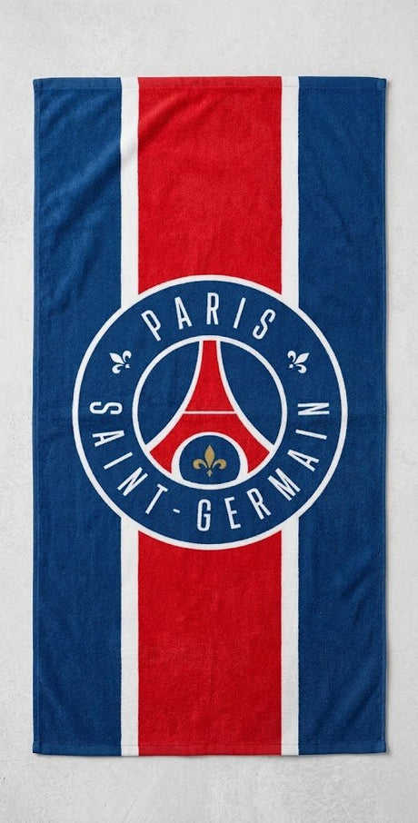 PSG (Paris Saint Germain) håndklæde - 100% bomuld - 70x140 cm - Lukaki.dk
