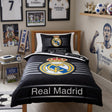 Real Madrid Sengetøj 140x200 – 100% bomuld & vendbart design - Lukaki.dk