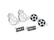 Real Madrid Øreringe - 3 designs i 1 pakke - Lukaki.dkReal Madrid Øreringe - 3 designs i 1 pakke