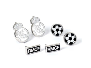 Real Madrid Øreringe - 3 designs i 1 pakke - Lukaki.dkReal Madrid Øreringe - 3 designs i 1 pakke