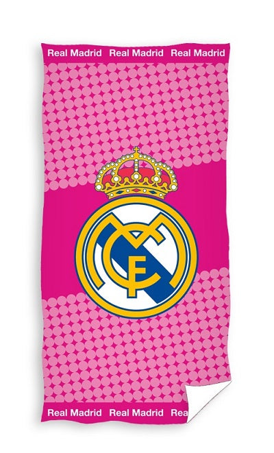 Rosa Badetuch von Real Madrid – 70 x 140 cm.