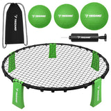 Roundnet 90 cm – komplett set med 3 bollar, pump och transportväska