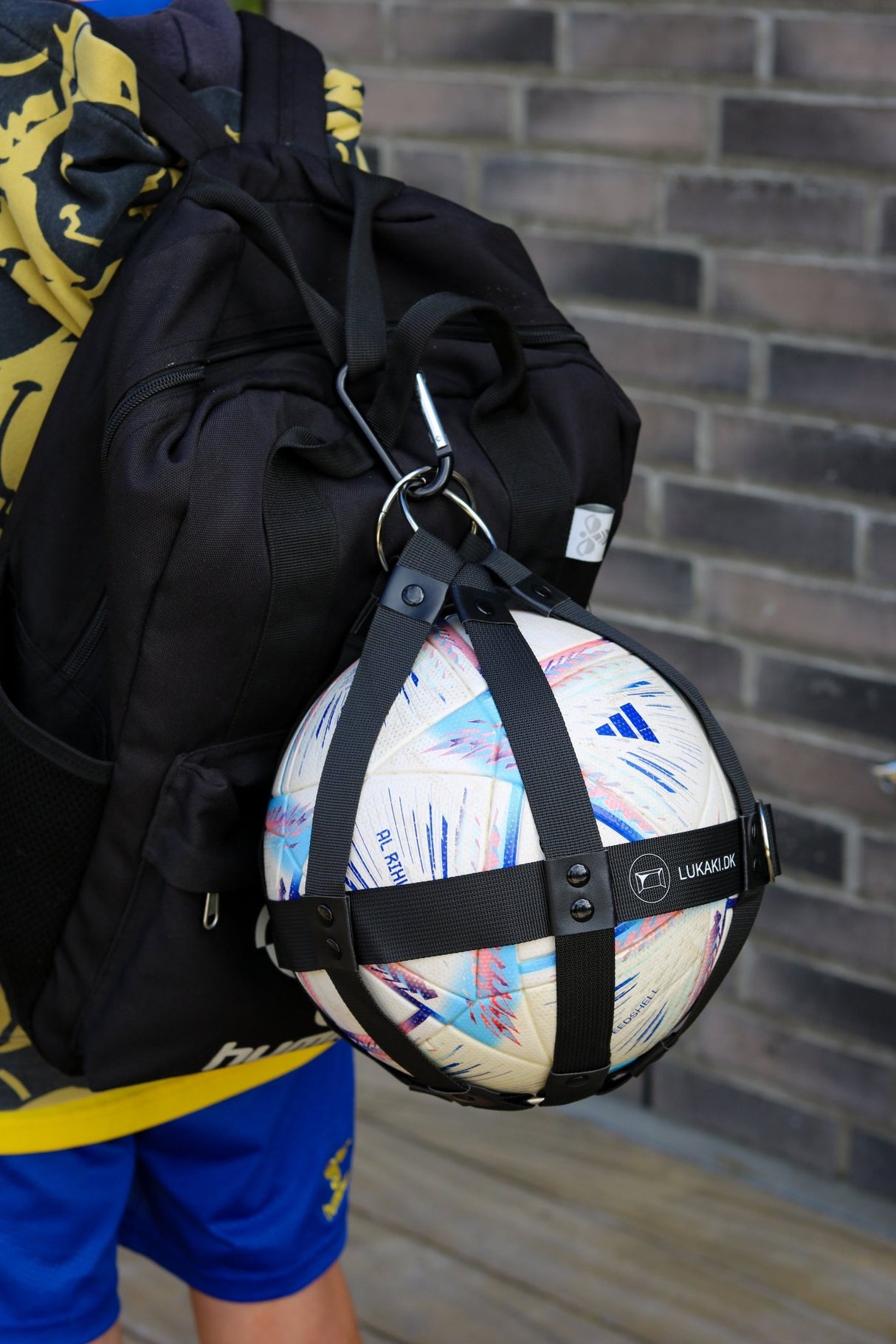 Rygsæk + boldholder - Lukaki.dkRygsæk + boldholder