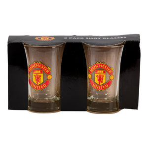 Shotglas Manchester United - 2 stk. - Lukaki.dk