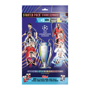 Topps Champions League Stickers 2024/25 - Starter Pack - Lukaki.dkTopps Champions League Stickers 2024/25 - Starter Pack