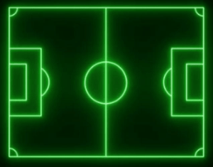 Væglampe - Neon Fodboldbane (60x x47 cm) - Lukaki.dkVæglampe - Neon Fodboldbane (60x x47 cm)