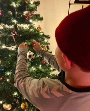 Fußball-Weihnachtsball (7 cm)