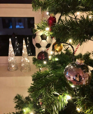 Fußball-Weihnachtsball (7 cm)