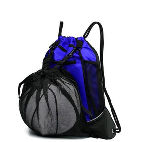 Rucksack mit Netz für Ball – Blau
